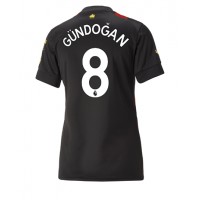 Manchester City Ilkay Gundogan #8 Udebanetrøje Dame 2022-23 Kortærmet